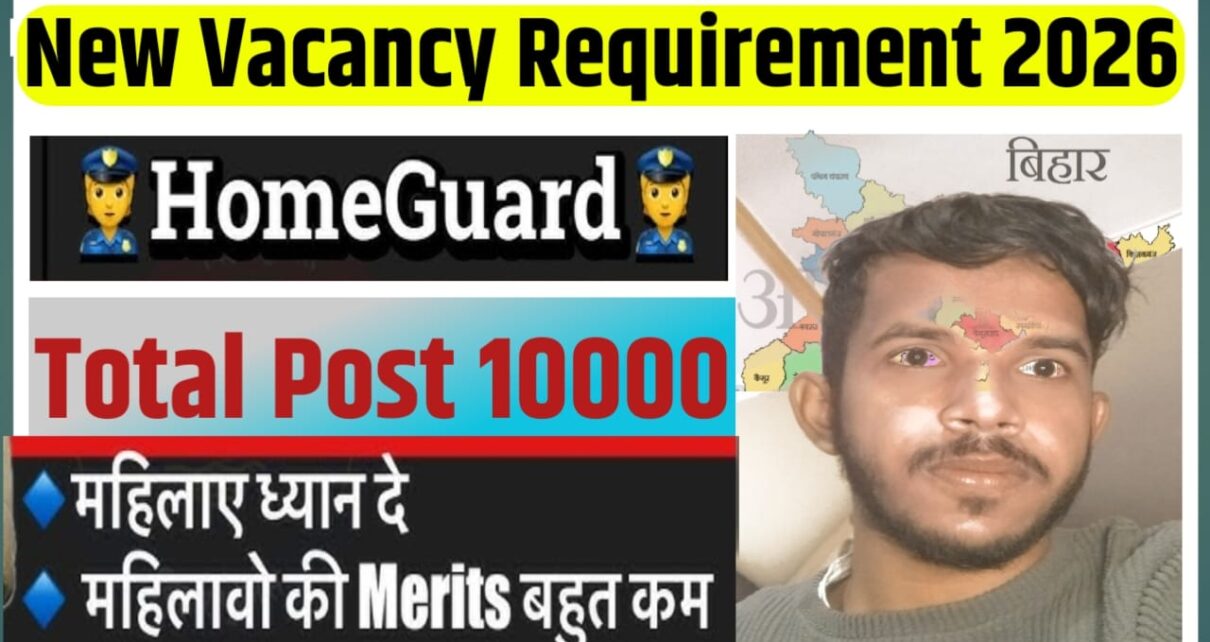 Homeguard New vacancy 2026 Bihar